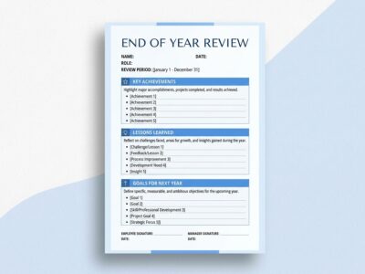 End-of-Year Reflection – free Notion End of Year Reflection template